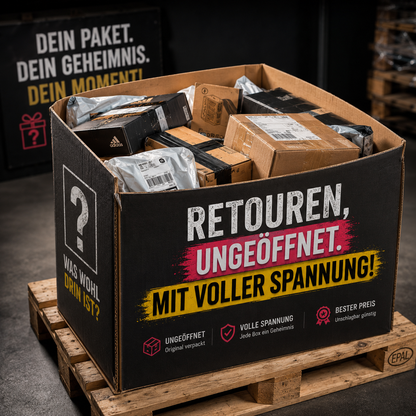 Retourenbox – Ungeöffnete Überraschungen aus Deutschland